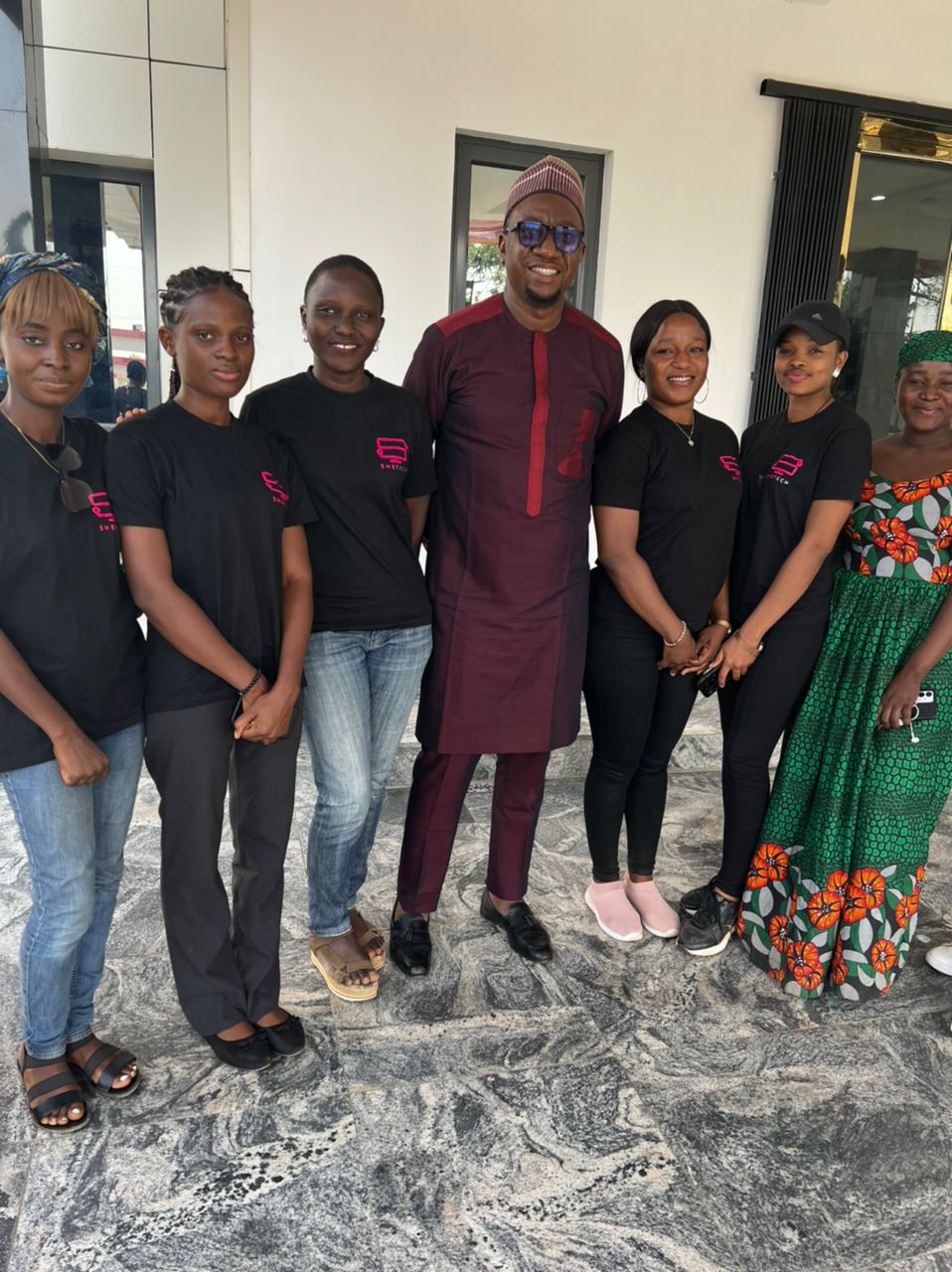 She Project SHE TECH PROJECT; Beneficiaries pay courtesy visit to the Chief of Army ...